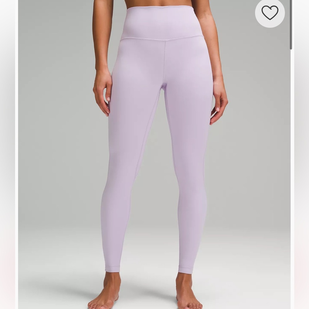 Lulu align high rise full length in lilac ether